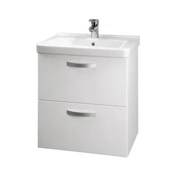 Koupelnový nábytek Krajcar KCP Cubito Praktik koupelnová skříňka s umyvadlem 85 x 65 x 48,5 cm bílá 2KCP85