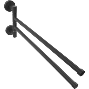 Věšák BA-DE Věšák dvouramenný Carbon, otočný, černý mat