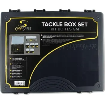 Pouzdro na rybářské vybavení Recenze Carp Spirit Tackle Box Set 36 x 36 cm