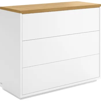 Komoda Bílá lakovaná komoda Kave Home Abilen 90 x 36 cm