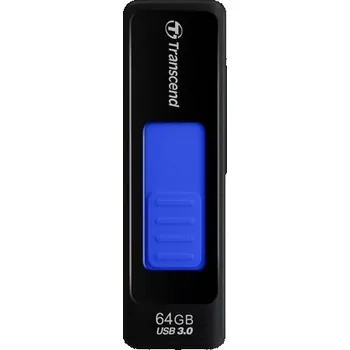 TRANSCEND Flash Disk 64GB JetFlash®760, USB 3.0 (R:80/W:25 MB/s) černá/tmavě modrá