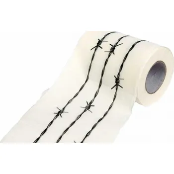 Žertovný předmět DIVJA Toaletní papír - ostnatý drát 2 vrstvy