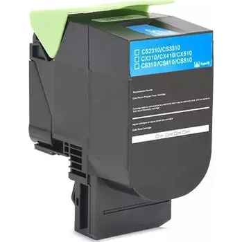 KOMPATIBILNÍ TONER LEXMARK CX410 802SC (80C2SC0) CYAN