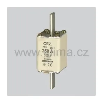 pojistka OEZ:7205 (PN1 25A gG) Pojistka nožová 25A gG - velikost 1, OEZ