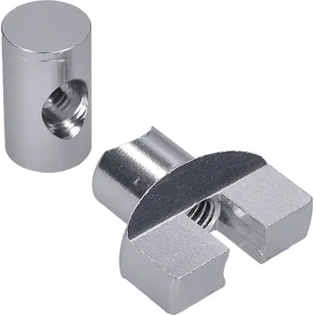 Motodíl 101 Octane Štelovací matka zadní brzdy M6 hliník, stříbrná IP43617