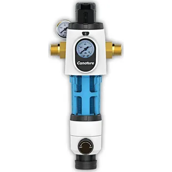 Ochranný vodní filtr Mechanický filtr Canature Profi ELITE 1”-3/4" s manometry a regulátorem tlaku