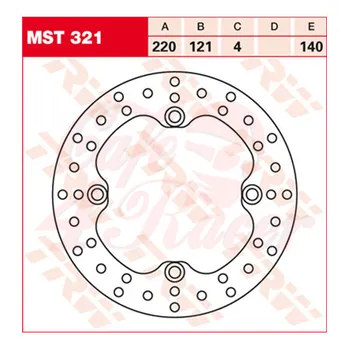 Brzdový kotouč Brzdový kotouč TRW Lucas MST321, pevný