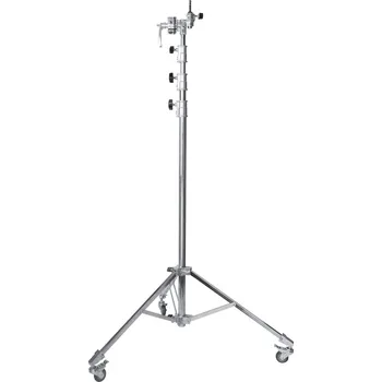 Stativ Phototools Heavy stand LF70 - ocelový stojan - stativ s otočným junior | baby spigotem a gobo hlavou 5,9m, nosnost 30 kg