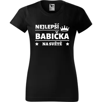 Dámské tričko Dámské tričko - Nejlepší babička na světě Barva: Růžová, Velikost: XL