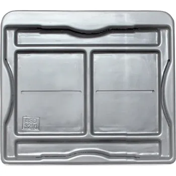 Držák SPZ Podložka pod SPZ 160x200 skútr a malé moto - stříbrná metalíza