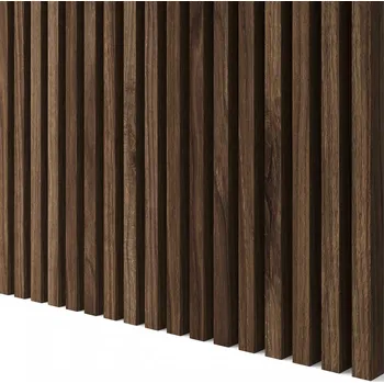 Lamele 3D VZOREK - Lamely ŠIROKÉ - OŘECH - rozměr vzorku: 30 x 40 x 200 mm