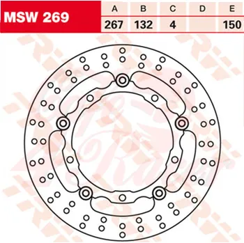 Brzdový kotouč Plovoucí brzdový kotouč TRW Lucas MSW269