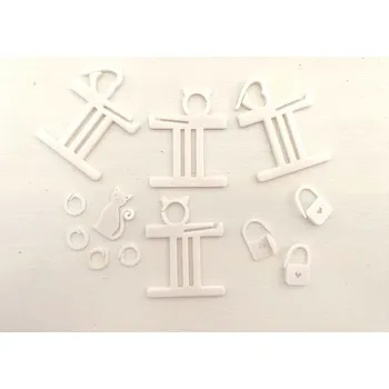 Sada namotávek a značkovačů bílá (4ks namotávek+8ks značkovačů)