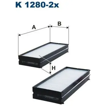 Auto-moto Filtr, vzduch v interiéru FILTRON K 1280-2x