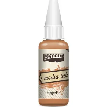 Výtvarná barva Pentart Alkoholový inkoust MEDIA INK PENTART 20 ml MANDARINKA