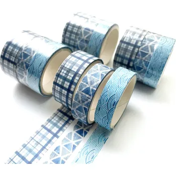 Náplň do diáře CuteArt Sada Washi pásek: Blue