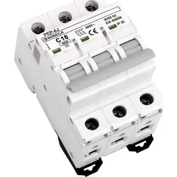 Jistič 02-3016C-PEP-6J Jistič PEP-6J (6 kA) 3P C 16A, Bonega