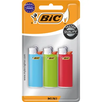 Zapalovač BIC 807973 J25 Mini 3 ks