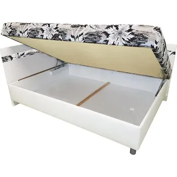 Postel Jednolůžko ALEX | 80x200 cm | LEVÁ | rošt deska | VÝBĚR POTAHU A MATRACE | z ČR