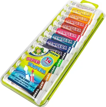 Vodová barva NEF Sada temperových barev, 14 barev