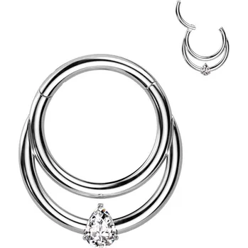 Piercing Šperky4U Piercing septum / helix / cartilage TITAN - TIT1258-1210
