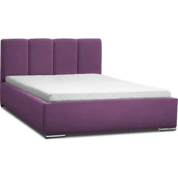 Postel Eka Čalouněná postel Cassandra 140x200 cm Barva látky Trinity: (2327) Zelená, Úložný prostor: Bez úložného prostoru