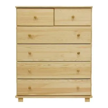 Komoda ImportWorld Komoda Zdislava - v122 x š100 x h42 cm (Barva dřeva: Borovice)