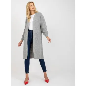 Dámský svetr Dámský svetr s kostkami RUE PARIS šedý