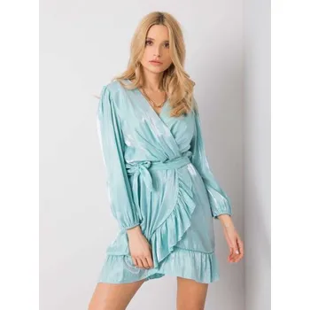 Dámské šaty Dámské šaty s volánem JANE mátově zelené