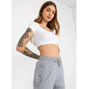 Dámské tepláky s kapsami DEVONA šedé