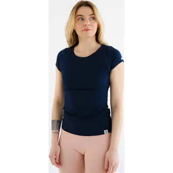 Dámské tričko Tmavě modré dámské triko s krátkým rukávem nanosilver® Velikost: M