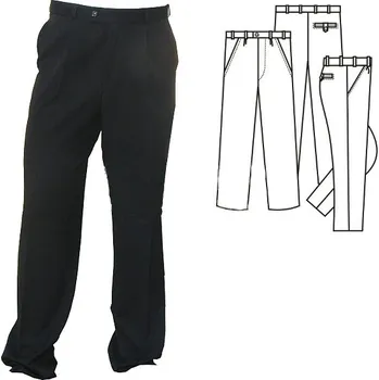 Gastro oděv (3008) DALIBOR kalhoty číšnické pánské - černá - EU52/182