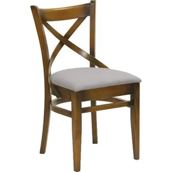 Jídelní židle STYLE HOME Dřevěná židle Carre (s područkami / bez područek / barová) Potah: Bez potahu, Varianta: Klasická židle s područkami