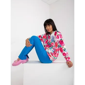 Oblečení a móda Dámská mikina s potiskem RUE PARIS bílorůžová