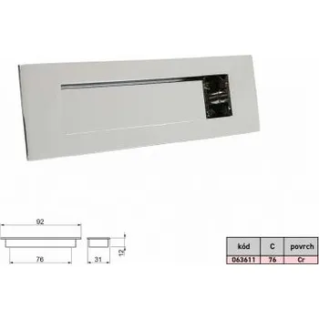 Věšák Úchytka šoupačky PRIMA Chrom 063611