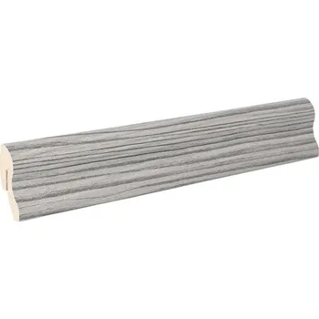 soklová lišta Podlahová lišta MDF 22 x 40 x 2600 mm borovice stříbrná