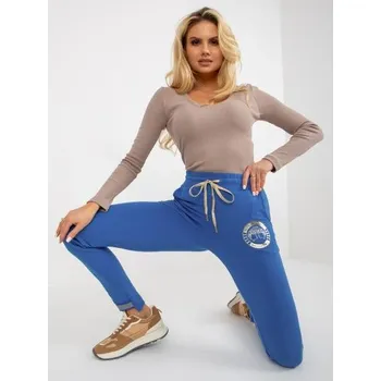 Dámské tepláky s potiskem MYRTLE tmavě modré