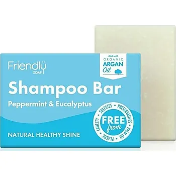 Koupelová kosmetika Friendly Soap Přírodní mýdlo na vlasy máta a eukalyptus 95 g