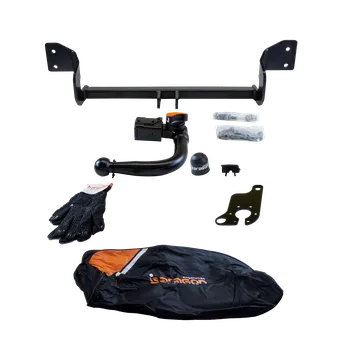 Tažné zařízení TowCar tažné zařízení Odnímatelné Tažné rameno zasunuté zespodu - TOYOTA AURIS kombi