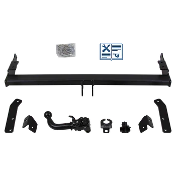 Tažné zařízení AUTO-HAK tažné zařízení Odnímatelné včetně TowTec elektropřípojky 7pólové univerzální - NISSAN PRIMASTAR Krabice