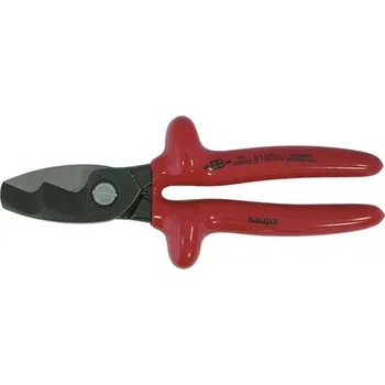 Kleště 200128 Kleště ke stříhání Al a Cu kabelů VDE do průměru 20 mm, Haupa
