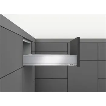 Nábytkové kování BLUM LEGRABOX pure sada výška M, BLUMOTION S, 40kg, délka 400, karbonově černá