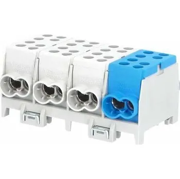 1000328 Svorkovnice rozbočovací HLAK 35-4/8 S, 125A, 4pól., AL/CU, IP20, 3xŠ/M, na DIN, Eleman
