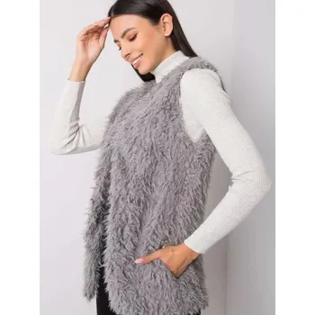 Dámská vesta kožešinová SYBILIE tmavě šedá