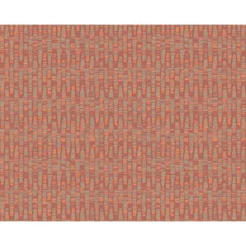 Tapeta Vliesová tapeta červená, oranžová geometrická 390922 / Tapety na zeď 39092-2 Antigua (0,53 x 10,05 m) A.S.Création