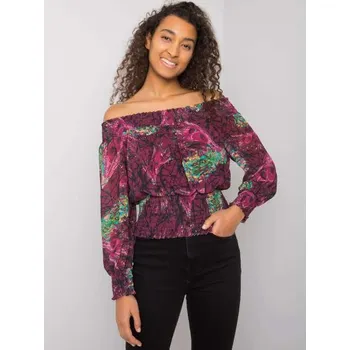 Dámské tričko Dámská halenka vzorovaná CORNWALL fialová