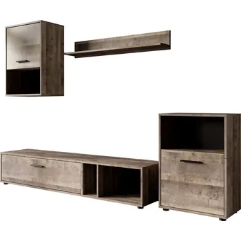 Obývací stěna Eoshop Obývací stěna LOHA, Dub Sand Grande / Dub Sand Grande