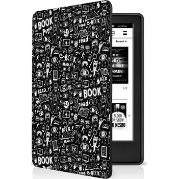 CONNECT IT pouzdro pro Amazon Kindle 2021 (11th gen.), DOODLE ČERNÁ CEB-1061-DD