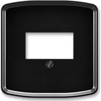 5014A-A00040 N Kryt zásuvky reproduktorové, HDMI, USB, VGA nebo USB nabíječky, černá, ABB Tango
