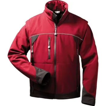 OMEGA bunda softshell - červená - 2XL